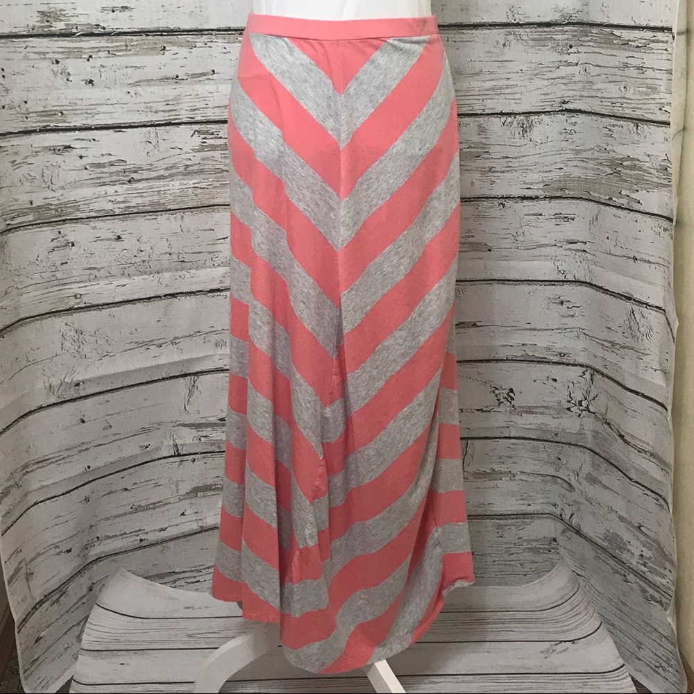 LC BY LAUREN CONRAD Pink & Heather Grey Maxi